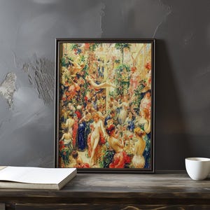 Pierre-Auguste Renoir-inspired art - Impressionist style poster - Vintage French art decor - Outdoor print - Classic French Impressionism