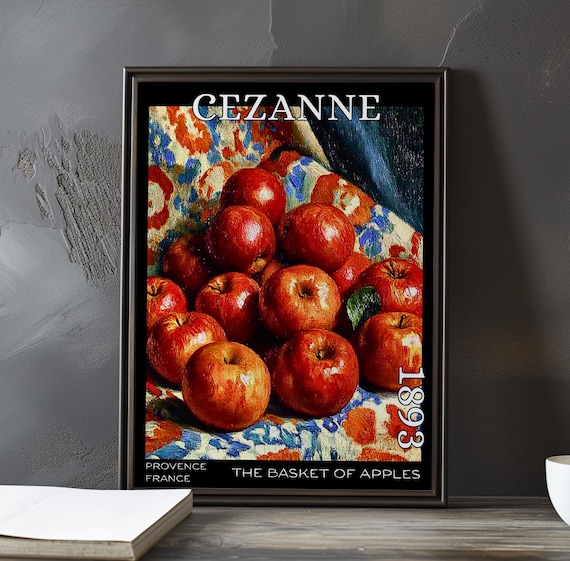 The Basket of Apples 1893 - Paul Cézanne Print / Poster - French