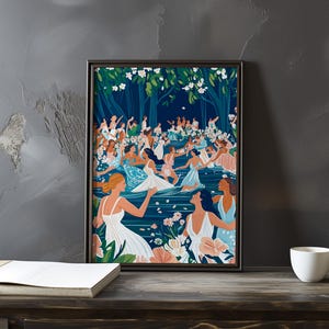 Pierre-Auguste Renoir-inspired art - Impressionist style poster - Vintage French art decor - Outdoor print - Classic French Impressionism