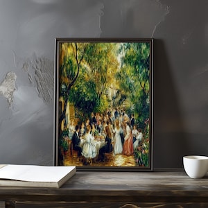 Pierre-Auguste Renoir-inspired art - Impressionist style poster - Vintage French art decor - Outdoor print - Classic French Impressionism