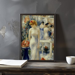 Pierre-Auguste Renoir-inspired art - Impressionist style poster - Vintage French art decor - Outdoor print - Classic French Impressionism