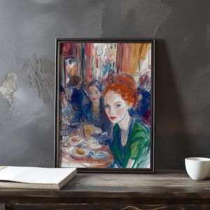 Edouard Manet inspired poster - impressionist art print - still life portrait artwork - Parisian-themed posters - classic French decor
