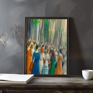 Pierre-Auguste Renoir-inspired art - Impressionist style poster - Vintage French art decor - Outdoor print - Classic French Impressionism