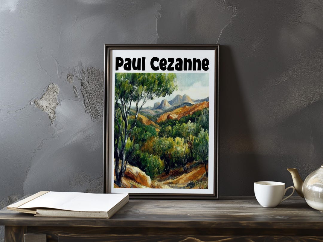 Paul Cezanne Inspired Impressionist Art Print – Captivating French ...