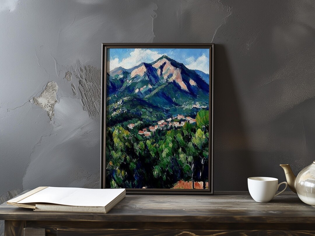 Paul Cezanne Inspired Impressionist Art Print Captivating French ...