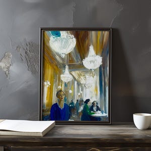 Edouard Manet inspired poster - impressionist art print - still life portrait artwork - Parisian-themed posters - classic French decor