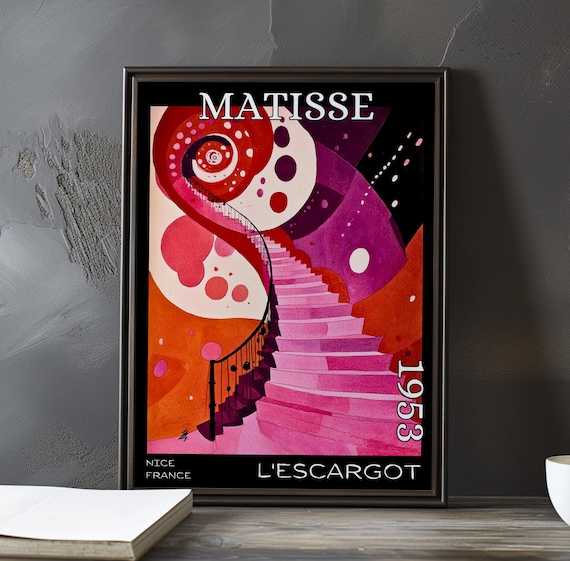 額装品/カタツムリ 1953（アンリ マティス）