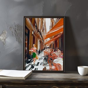 Edouard Manet inspired poster - impressionist art print - still life portrait artwork - Parisian-themed posters - classic French decor