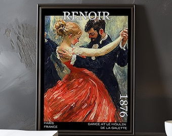 ピエール＝オーギュスト・ルノワール - ブージヴァルの踊り 1883年