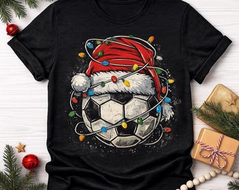 Noël football rétro PNG | Conception de sublimation de vacances l téléchargement numérique