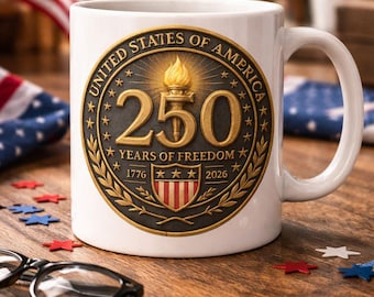 USA 250th Anniversary Design | Patriotic Semiquincentennial PNG (Digital Download)