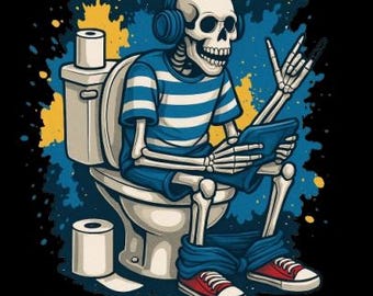 Papa squelette drôle PNG : conception sublimation d'humour de toilette (téléchargement numérique)