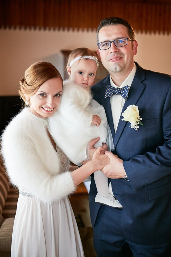 Wedding Bolero 100% Angora Rabbit Kate 