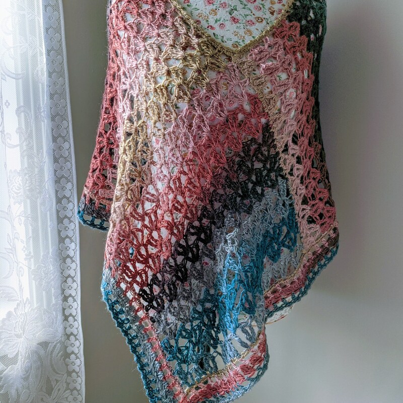 woolen poncho shawl