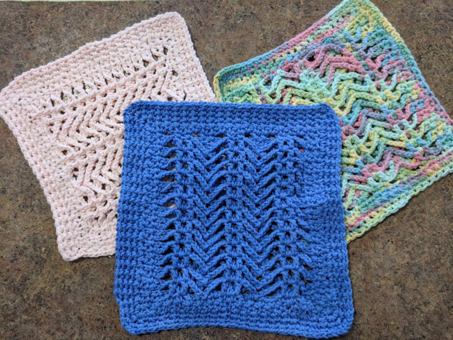 Cotton Dishcloths Set of 4 Handmade 100 Cotton Kitchen Etsy Canada
