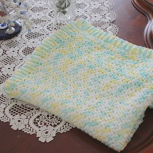 34 x 30" handgemaakte gehaakte pasgeboren uniseks wieg grootte babydeken, fotografie rekwisieten, baby wrap deken, babyshower cadeau, draagzak deken