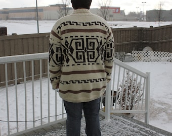 The Dude Sweater is Back, The Big Lebowski The Dude Wool Cardigan Men/Unisex Style Cardigan & Zipper, Pendleton Sweater, Made To Order