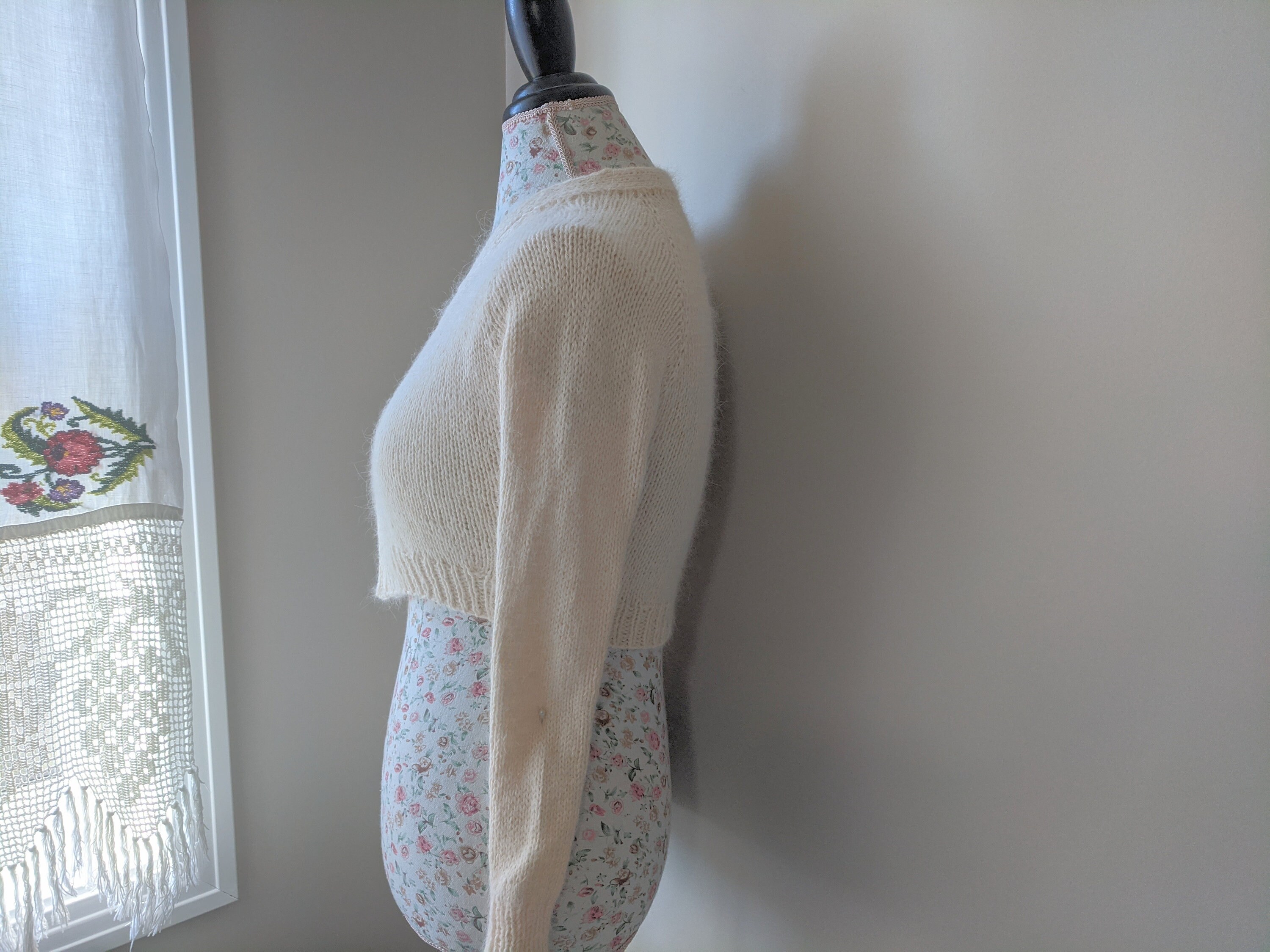 Ready to Ship Salmon Angora Bolero Handmade Angora Rabbit - Etsy Canada