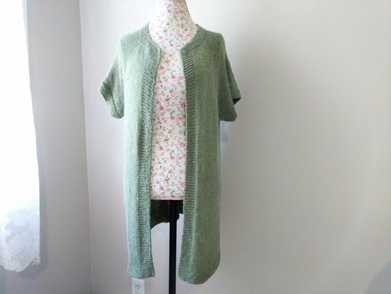 long knit vest