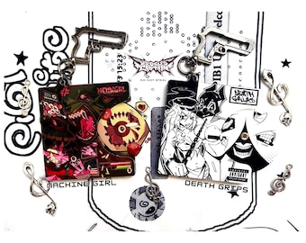 Machine Girl & Death Grips CD Keychain