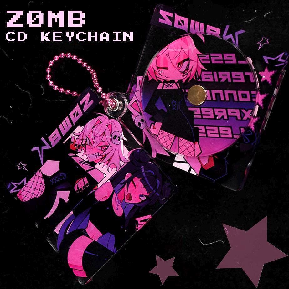 ZØMB CD Acrylic Keychain [final Restock] - Etsy