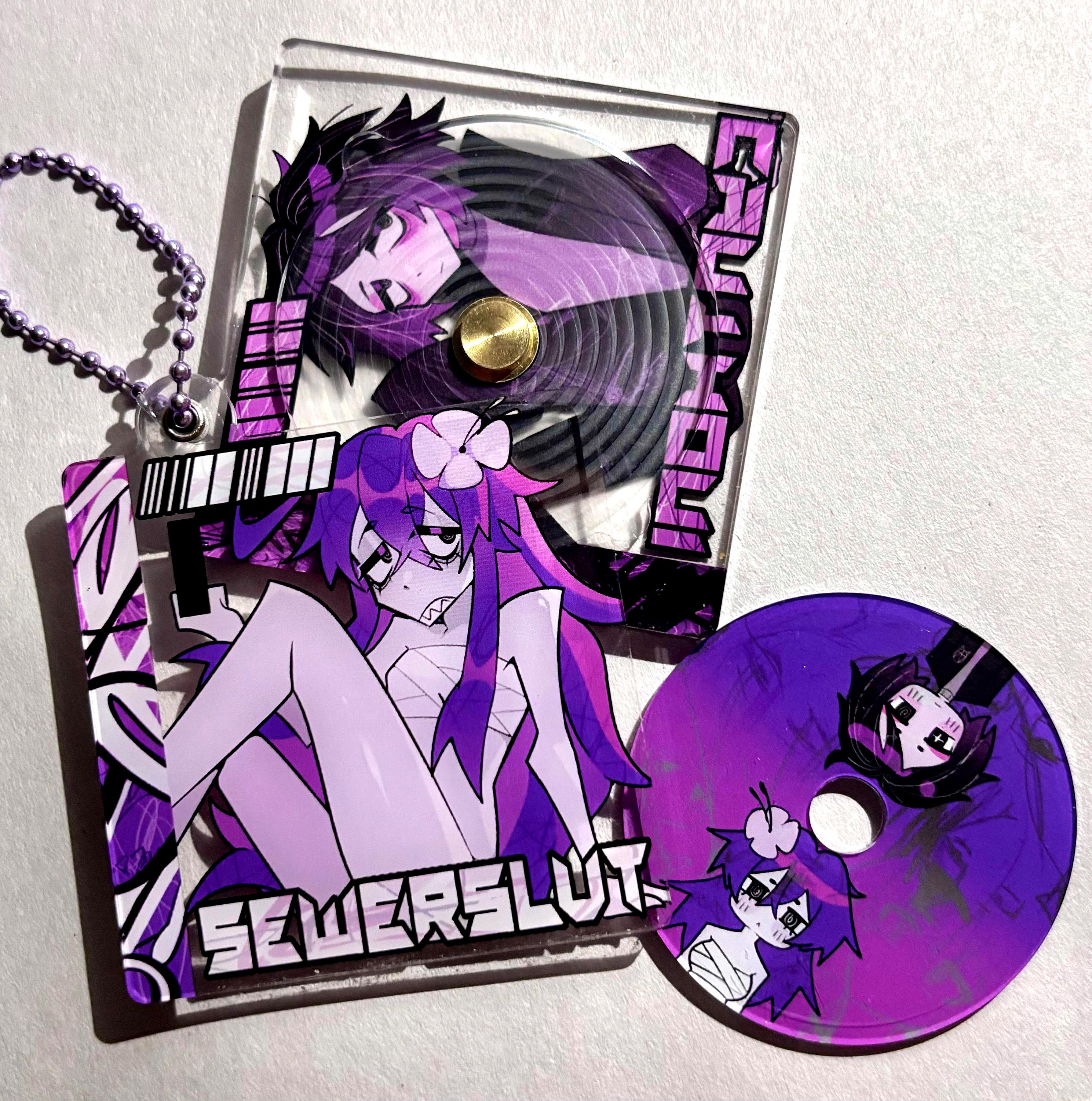 Cynthoni / Sewerslvt 回転CDアクリルキーホルダー【最終再入荷