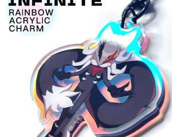 Infinite the Jackal | Rainbow Acrylic Keychain