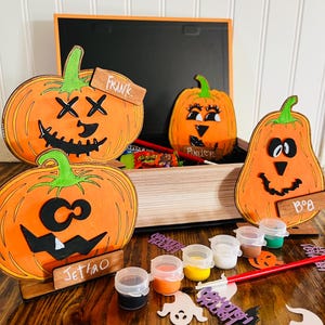 DIY Jack-O-Lantern Halloween Kit, DIY Pumpkin Kit