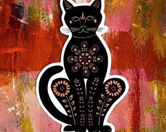 Cat Matte Vinyl Sticker