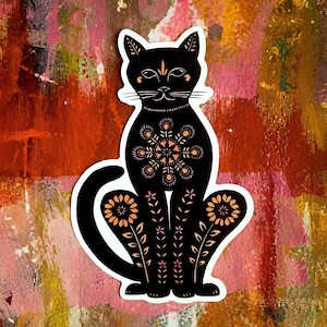 Cat Matte Vinyl Sticker