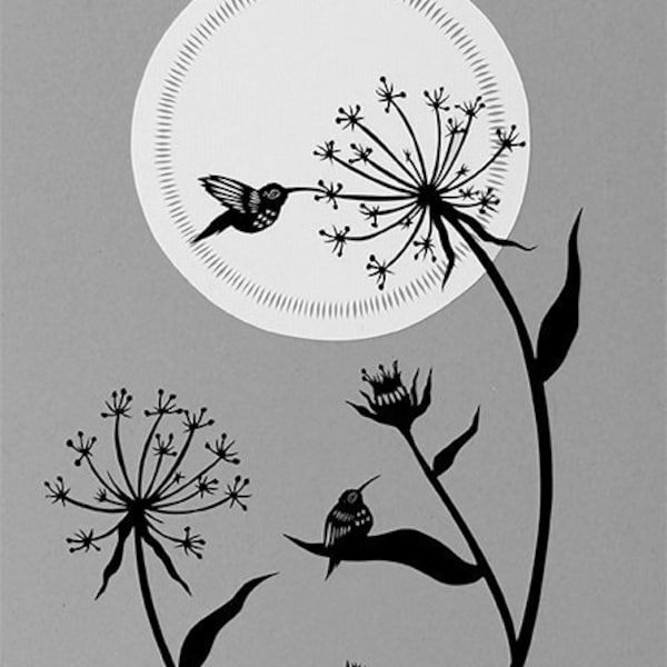 Night is Peaceful - 7 x 20 inch Printed Reproduction