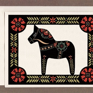 Cheval Dala - Carte de voeux