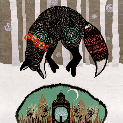 Stacks 8 X 10 Inch Cut Paper Art Print Etsy