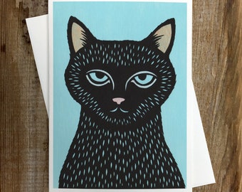 Catitude - Greeting Card