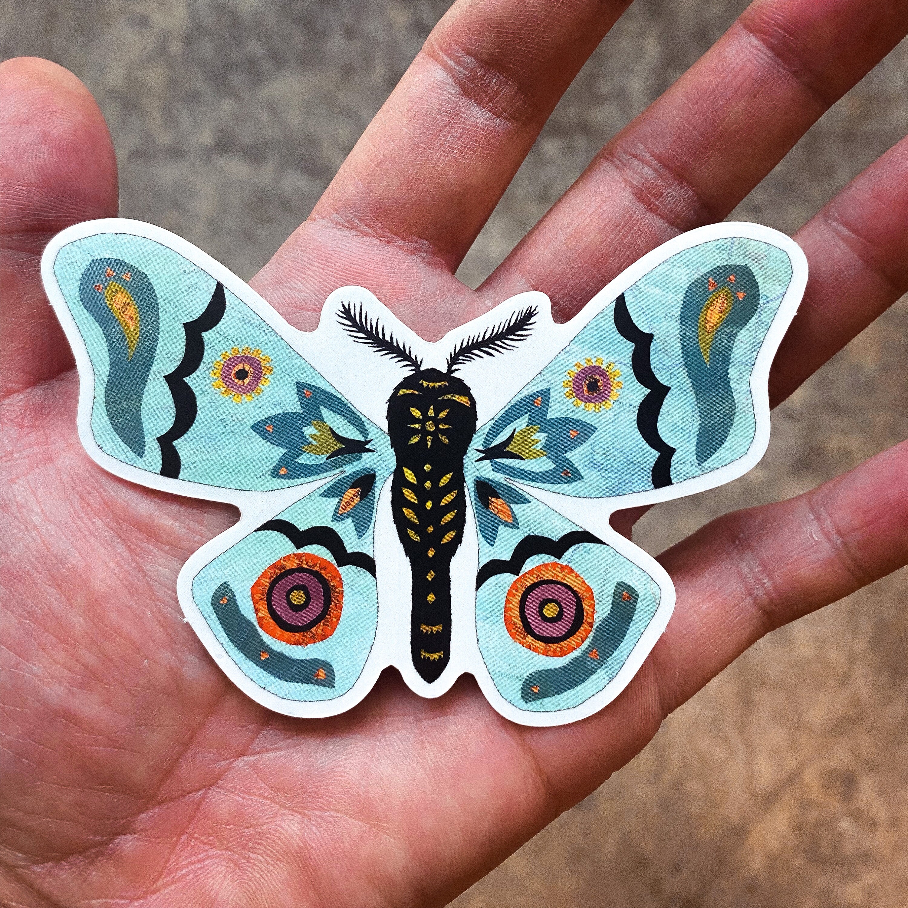 Moth Matte Vinyl Sticker