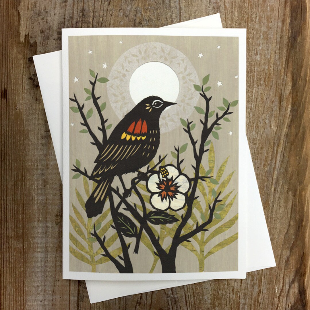 Moon Offering - Greeting Card - Etsy