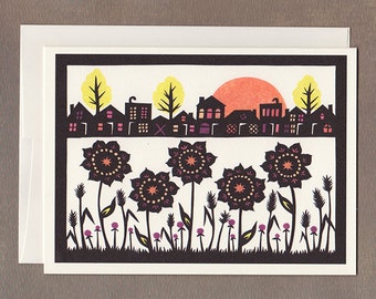 Community Garden - Greeting Card