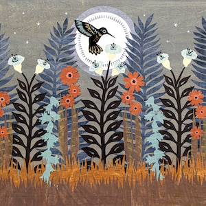 Revel In The Bliss - 16 x 20 inch Cut Paper Art Print