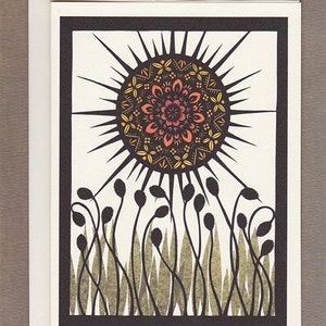 Sun Worship - Greeting Card