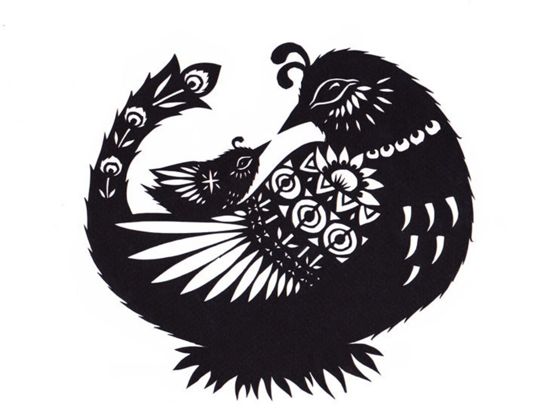 LOVE 8 X 10 Inch Cut Paper Art Print Etsy