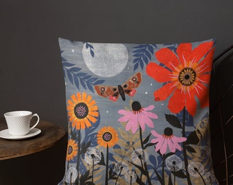Nature's Lavish Gifts 18x18" Throw Pillow - Printed on Demand