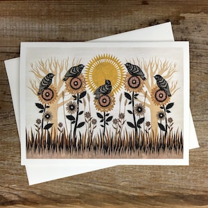 Glitter In The Prairie Grass - Greeting Card