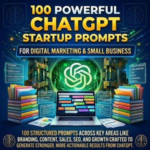 100 potentes sugerencias de ChatGPT para startups de marketing digital y pequeñas empresas