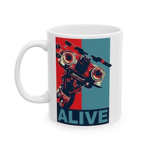 Short Circuit - Johnny 5 is Alive Ceramic Mug, (11oz, 15oz)