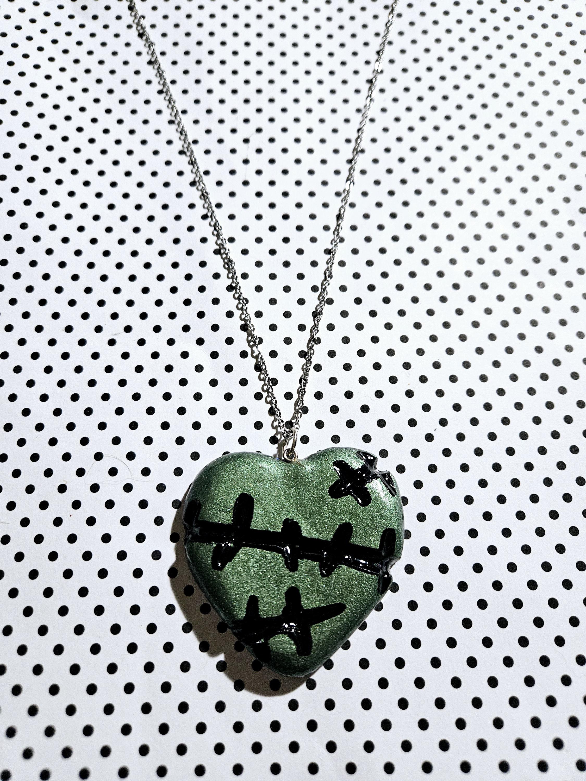 Monster Heart - Monster - Monster Love - Heart With Stitches