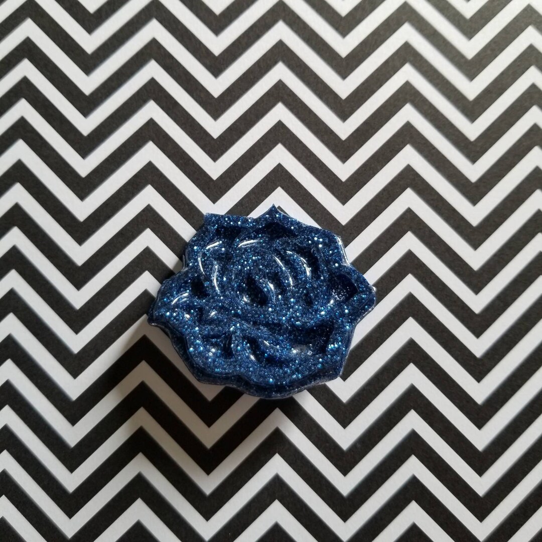 The Blue Rose Blue Rose Blue Rose Pin Sparkly Blue Rose Twin Peaks Fire