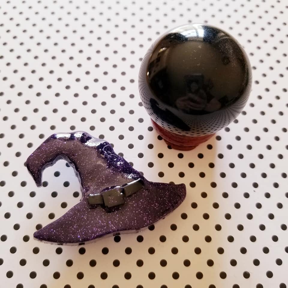 Witch Hat Sparkly Witch Hat Purple 