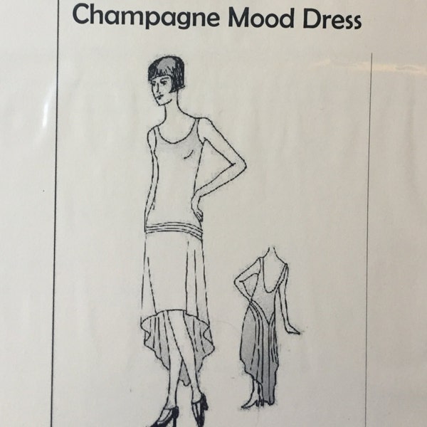 Champagne Mood Dress - 1920s flapper dress pattern