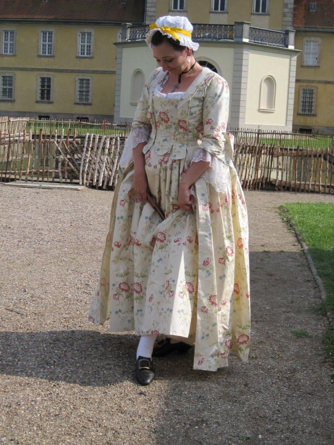 Regency Open Robe Pattern Open Robe 1730-1760 Pattern - Etsy