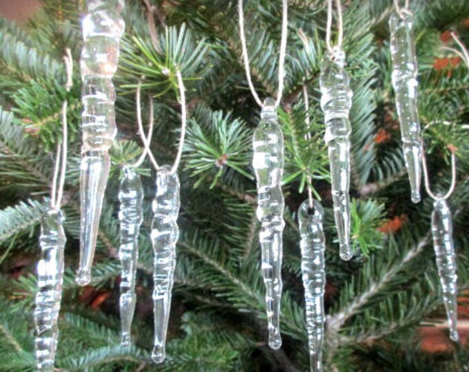 Christmas Ornament Kit Handmade Beaded Icicles Christmas Etsy